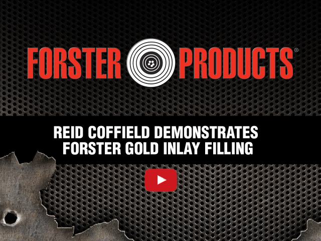 Forster Products Gunsmith Gold Inlay Demonstration by Reid Coffield at YouTube.com