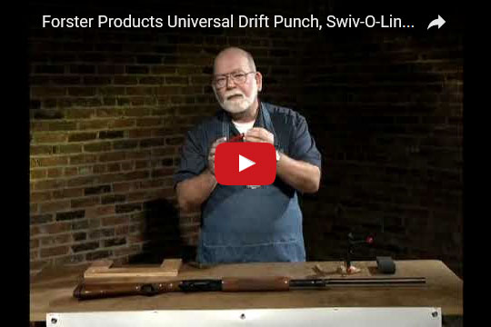 Forster Products Universal Drift Punch, Swiv-O-Ling Vise and Polishing Roll Demonstration at YouTube.com