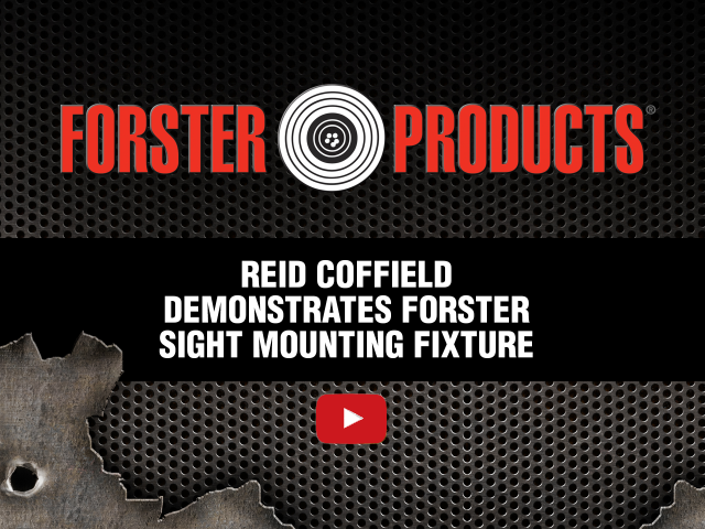 Reid Coffield demonstrates Forster Products Gunsmith Sight Mounting Fixture at YouTube.com