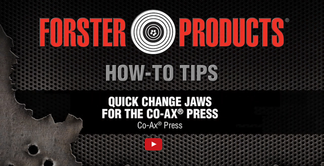 Quick-change Jaws for Co-Ax Press at YouTube.com
