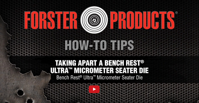 Bench Rest Ultra Micrometer Seater Dies at YouTube.com