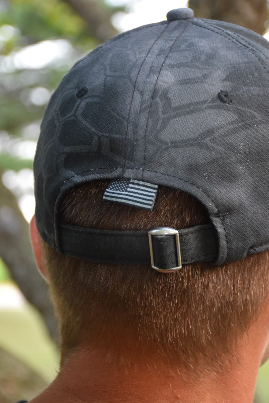 haspel Elasticiteit micro Men's Soft-Black Cap with Flag - Forster Products