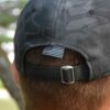 Men's Soft-Black Cap with Flag