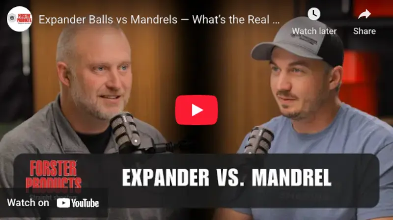 Expander vs mandrel podcast