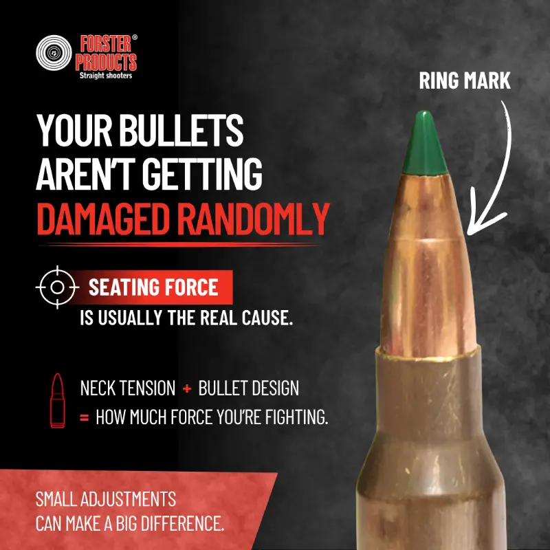 Stop Damaging Bullets Seating Force Forster Products