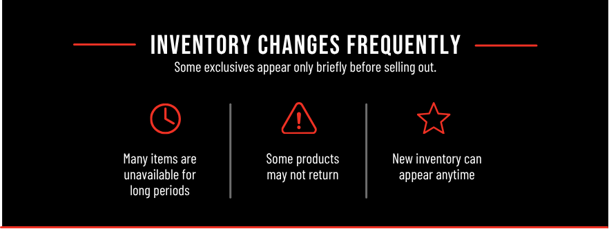 Inventory changes