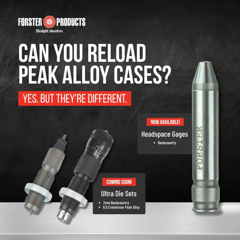 Peak Alloy Cases Forster Products