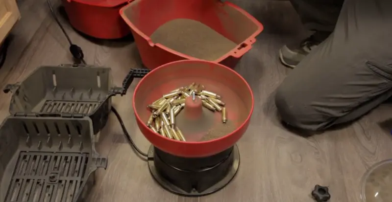 Tumbling the brass