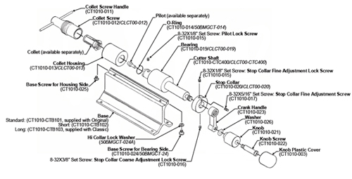Forster Products Original and Classic Case Trimmer drawing